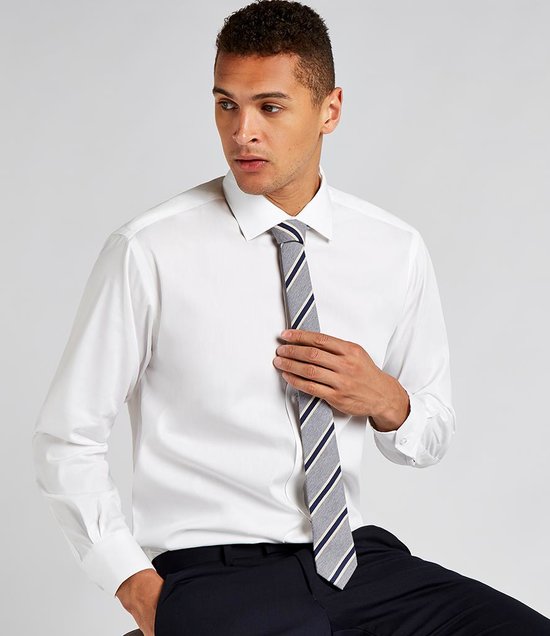 Kustom Kit - Premium Long Sleeve Classic Fit Oxford Shirt