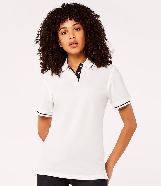 Kustom Kit - Ladies St Mellion Tipped Cotton Piqué Polo Shirt