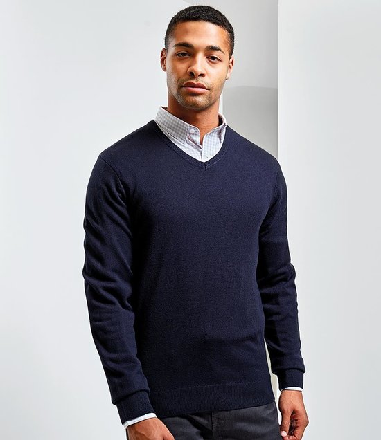 Premier - Essential Acrylic V Neck Sweater