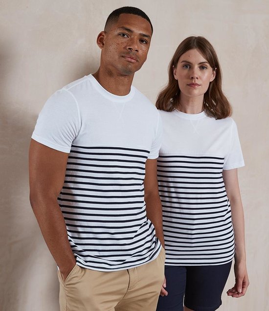 Front Row - Unisex Breton Striped T-Shirt