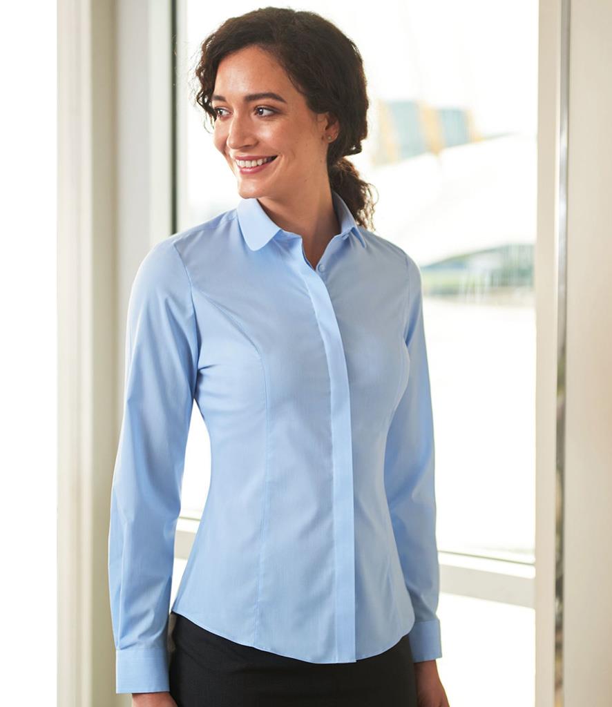 Brook Taverner - Ladies Trevi Long Sleeve Poplin Shirt