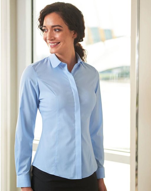 Brook Taverner - Ladies Trevi Long Sleeve Poplin Shirt