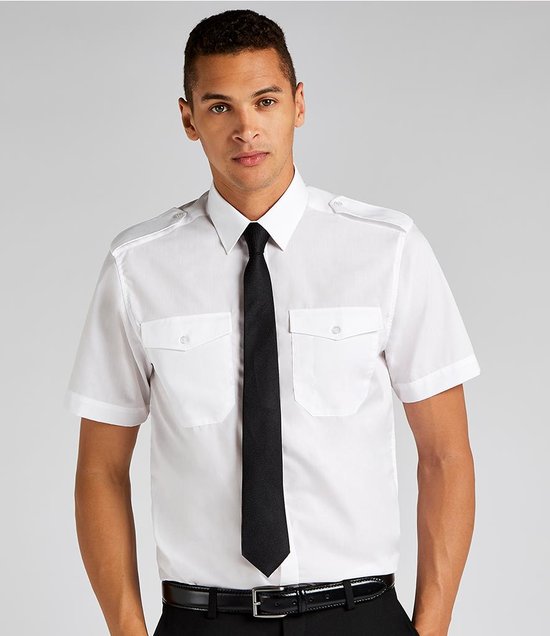 Kustom Kit - Short Sleeve Tailored Pilot Shirt