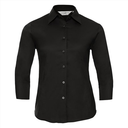 Russell - Russell Ladies ¾ sl. Fitted Stretch Shirt
