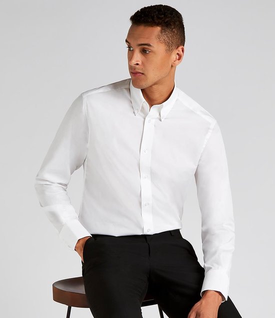 Kustom Kit - Long Sleeve Tailored City Business Shirt