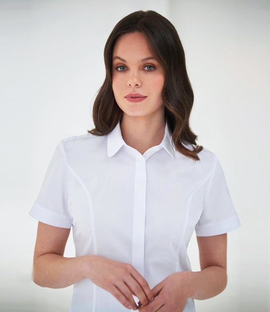 Brook Taverner - Ladies Soave Short Sleeve Poplin Shirt