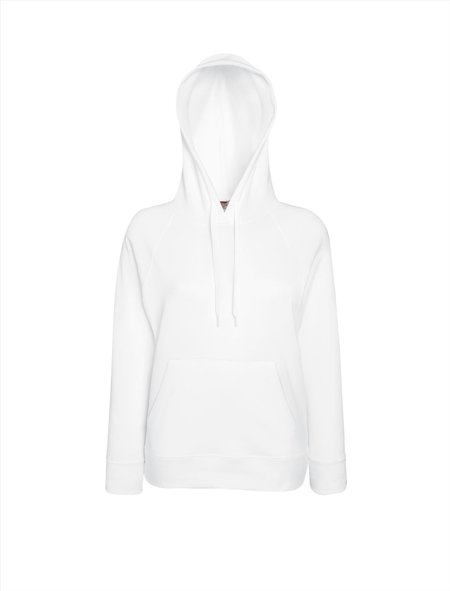 Fruit of the Loom - Fruit of the Loom Lady-Fit Lightweight Hooded Sweat