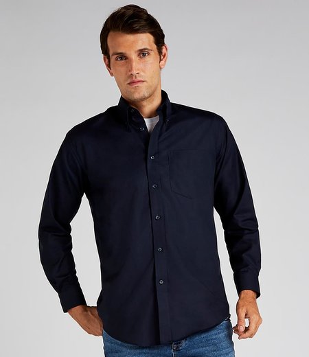 Kustom Kit - Long Sleeve Classic Fit Workwear Oxford Shirt