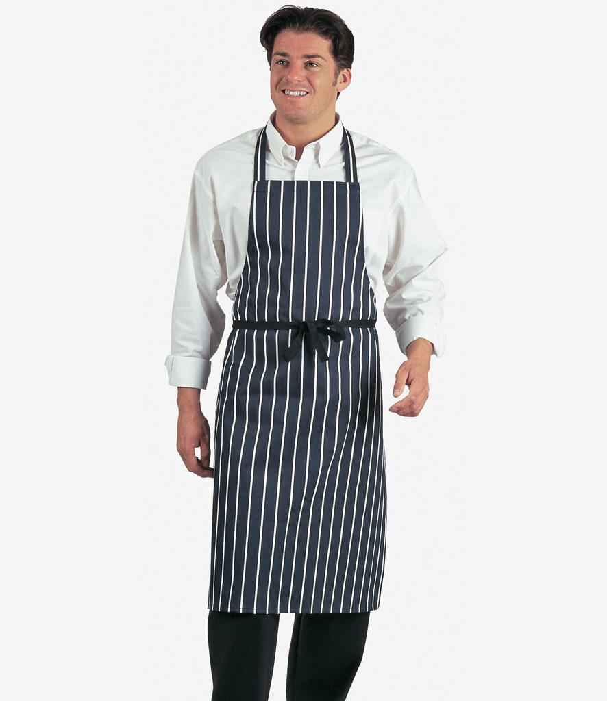 Dennys - Stripe Bib Apron