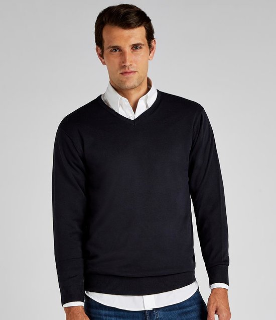Kustom Kit - Arundel Cotton Acrylic V Neck Sweater